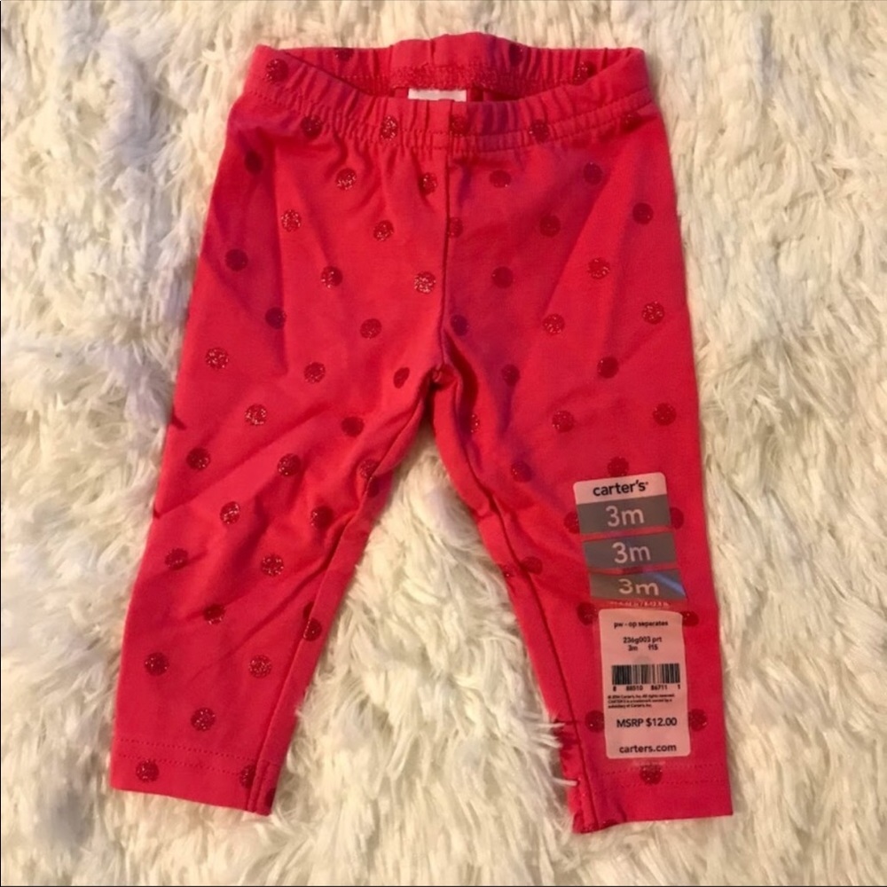 Carter’s - Infant Girl’s Leggings Pink /Polka Dot